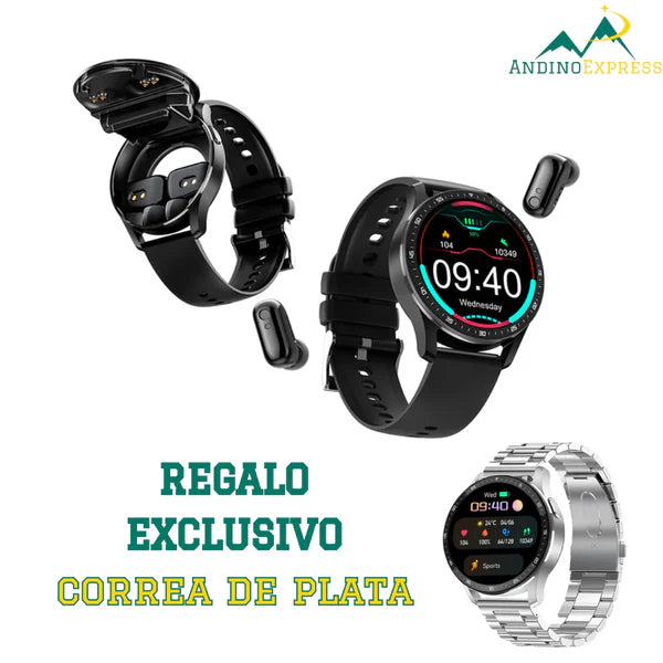 Nuevo Smartwatch con Auriculares + Correa de Regalo